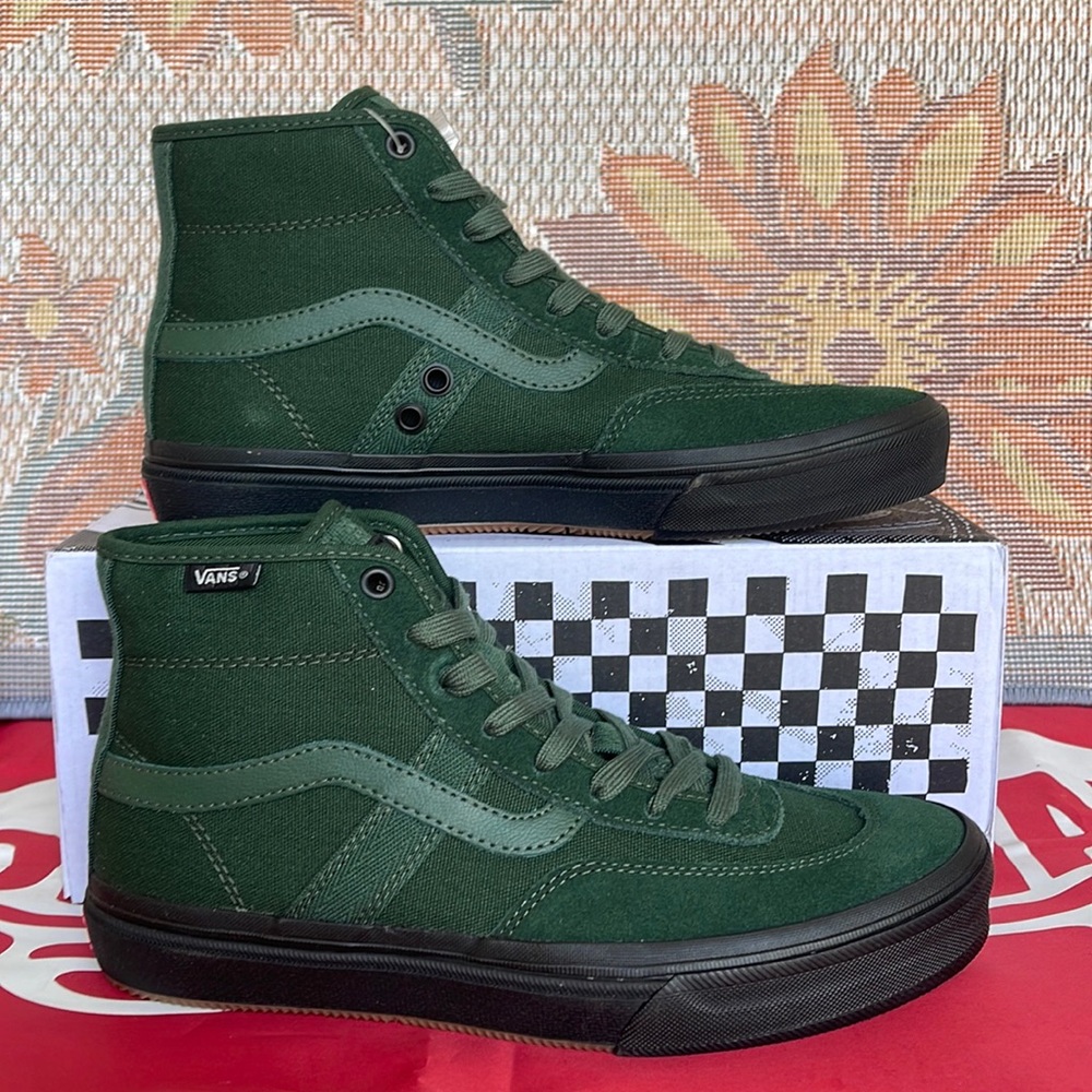 Vans Green High Top Sneakers